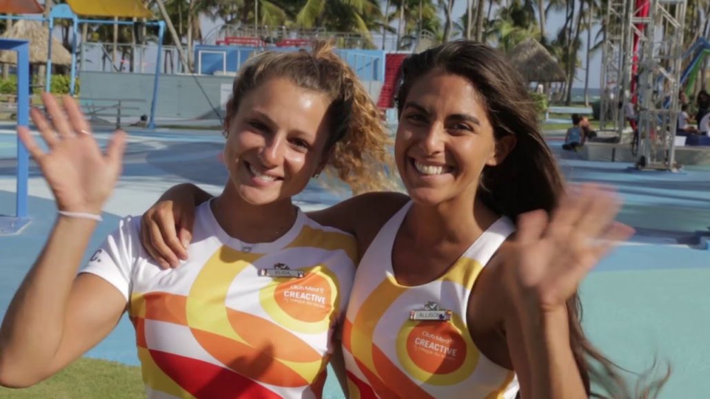 Hotel Snob: Club Med Punta Cana's GO Program two girl at the pool