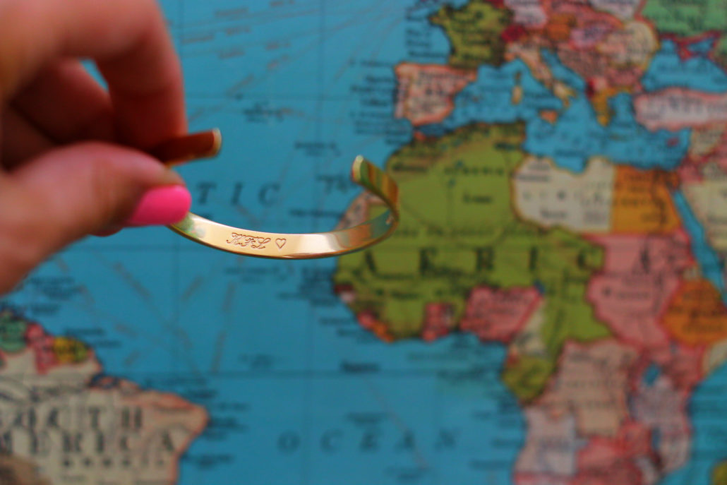 coordinates collection bracelet