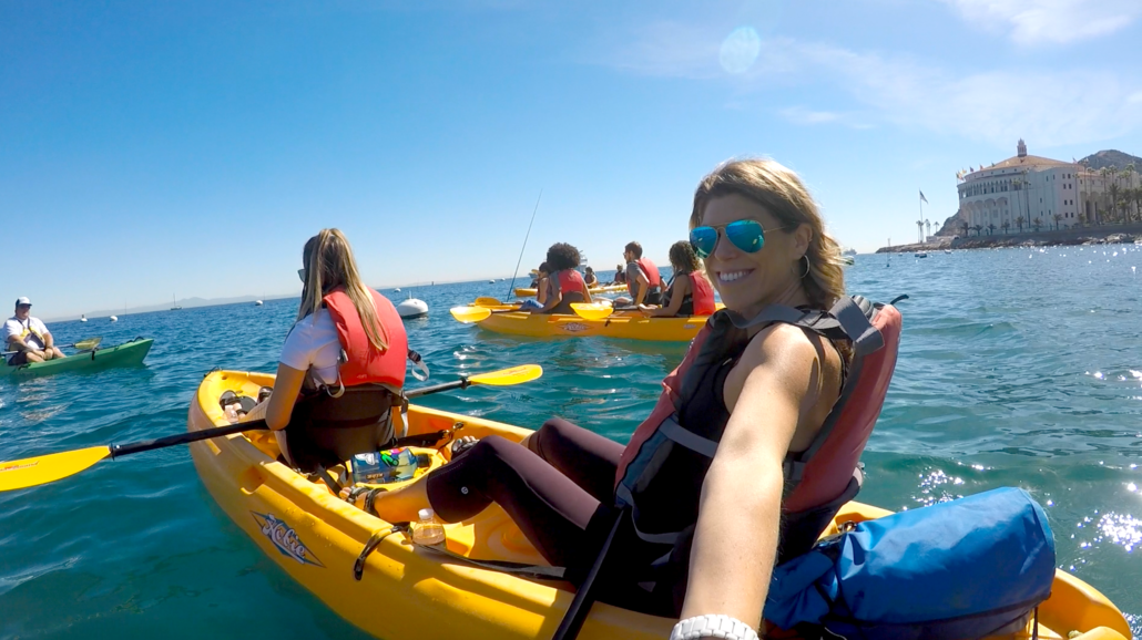 Kayaking Catalina 